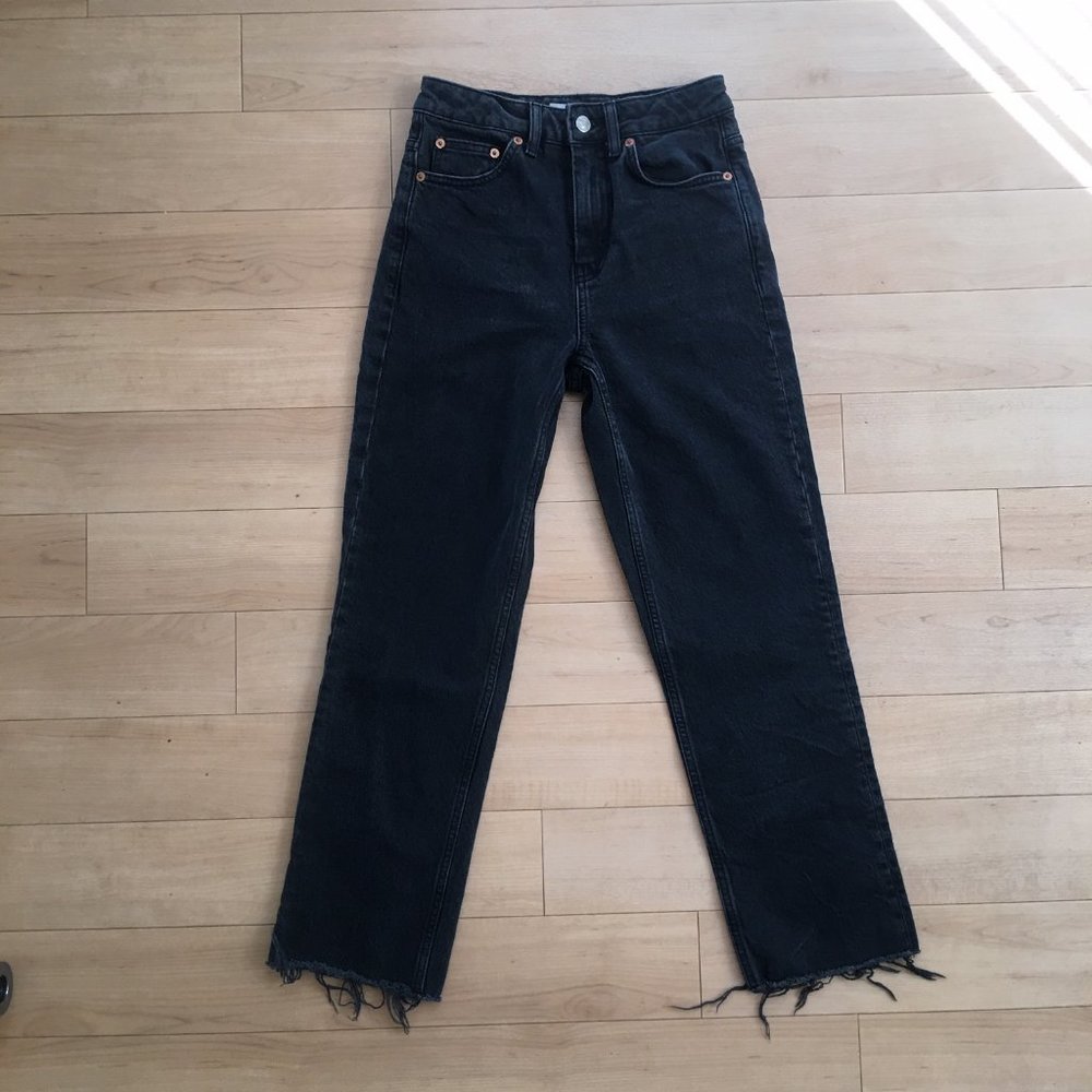 Topshop Straight Leg Jeans